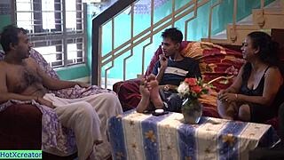 Bhabhi Agrees to a Sex Party with an Amazing Hot Interracial Gang Bang Scene.