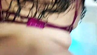 Celebrating Valentine's with cousin, banging in motel jacuzzi, so wild