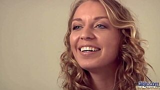 Hot Sexy Blonde Sucks Old Man Cock in Tight Pussy and Swallows Cum