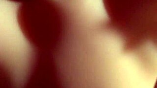 blonde teen plays with toys and gets cumshot on her huge tits