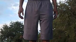 working out at the hempstead gym with my roommate