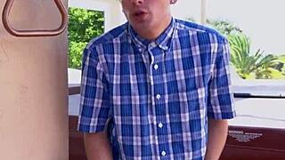 Athletic Mature Babe Gets Rimmed and Gives Sloppy Blowjob to Big Cock