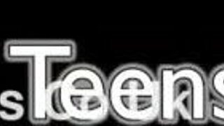 Hey, watch this blonde British 18yo student get teased by a machine!