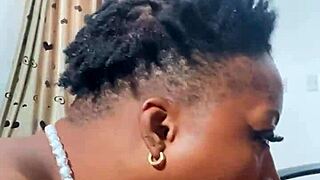 i enjoy naija babe candy's blowjob on monster cock