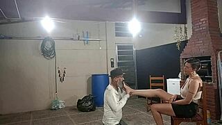 damn! dirty beggar scores big with a hot lady while collecting recyclables