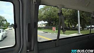 Man, Amateur Asian Kalina Ryu Gets Wild on the 305Bus Ride! 😜