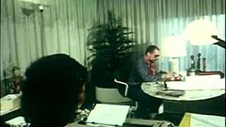 a secretary got her mouth stuffed with cock and ass drilled hard