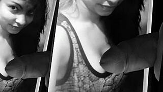 I can't stop watching Nansi in this hot gypsy cumshot tribute.