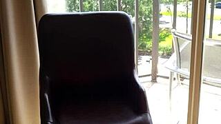 hotel room solo play turns into wild squirt session