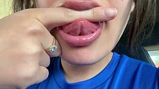 This Latina lover amazed everyone with her wild spitting mouth fetish.