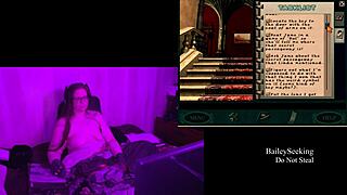 exploring blackmoor manor with long-haired brunette in part four