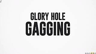 Angel Wicky in glory hole action at work and more