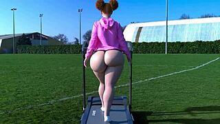 Big Booty Training: Curvy Ass in Sexy Outfit