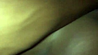 A big black ass is stroked by a long dick.