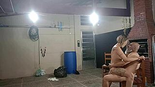 damn! dirty beggar scores big with a hot lady while collecting recyclables