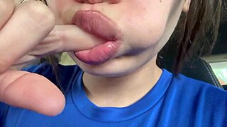 This Latina lover amazed everyone with her wild spitting mouth fetish.