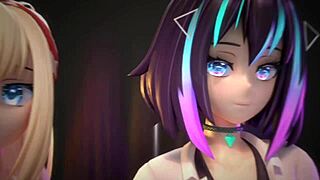 i love watching cosmic faith jump with her big tits in this hentai vrchat mmd, she's so uncensored and real!