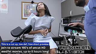 Aria Nicole Petite 18+ Fucked Missionary and Creampied in Hospital