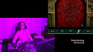 exploring blackmoor manor with long-haired brunette in part four