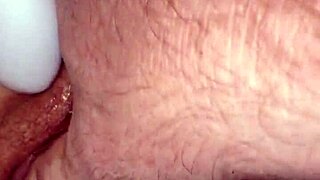 Homemade video features blowjob and creampie moments