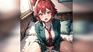 huge cock drills young girl in tight pussy. massive boobs bounce as teen takes deep anal in 3d animated story.