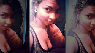 I can't stop watching Nansi in this hot gypsy cumshot tribute.