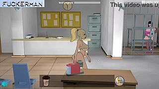 Cartoon porn with 69 and facial cumshot