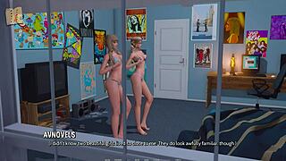 teen feels excitement as clothes are ripped revealing curvy tits