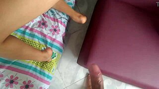 Tall Amazon Sucks Nipple During Femdom Fucking.