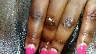 Black ebony babe, are you touching yourself like this tonight?