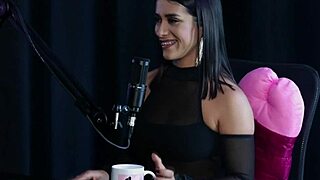 Val Mineirinha Shines in Swing Cast Sheer Red Compilation