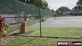 uhh, picked up athletic tennis babe for hardcore ass-fuck cash