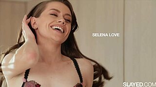 Stunning Ameena Green cums hard on Selena Love's face during intense face sitting