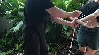 yo, this park beauty got all tangled up real nice