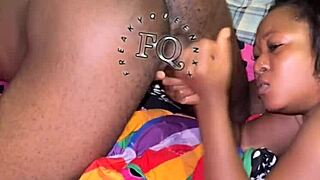 Freakyqueenxx tempts with her stepson's big cock