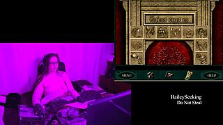 exploring blackmoor manor with long-haired brunette in part four