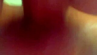 teen scarlet takes a big rough cock doggystyle, getting her horny pussy filled with creampie cum