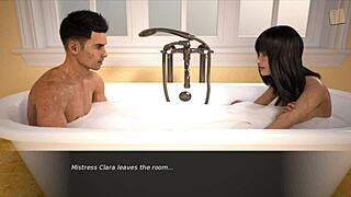 Dusklight manor features a cute curvy character in an outfit