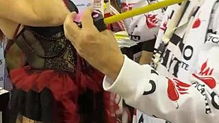 katie kush acepts podcast challenges with big tits