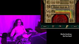 exploring blackmoor manor with long-haired brunette in part four