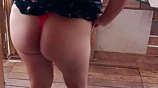 My pregnant wife suddenly wanted a quickie in the living room. It got steamy fast!