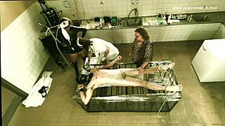 Dominatrix Mistress April runs cruel cock clinic with kinky tools 😈