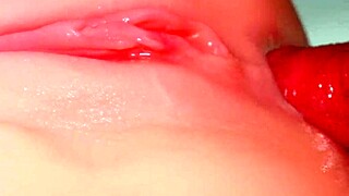 I love pounding her big shaved pussy without a condom, close-up and sexy