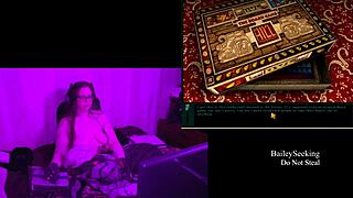 exploring blackmoor manor with long-haired brunette in part four