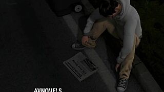 teen feels excitement as clothes are ripped revealing curvy tits