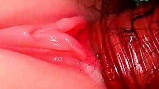 Double penetration with a fuck doll and big pussy lover