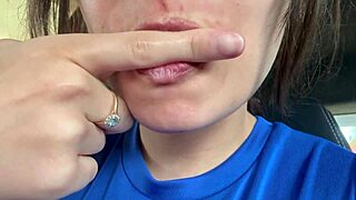 This Latina lover amazed everyone with her wild spitting mouth fetish.