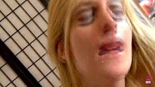 Stunning Blonde with Massive Tits Gets Fucked Doggy Style Hard