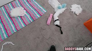 Taboo sex with cosplaying step daughter.