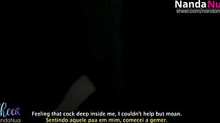 dogging noc, nandanua použitá na ulici cudzím s BBC, kým môj cuck sledoval... do pekla, neveril som vlastným očiam!